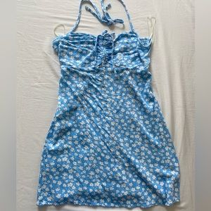 American Eagle Outfitters Halter Tie Mini Dress